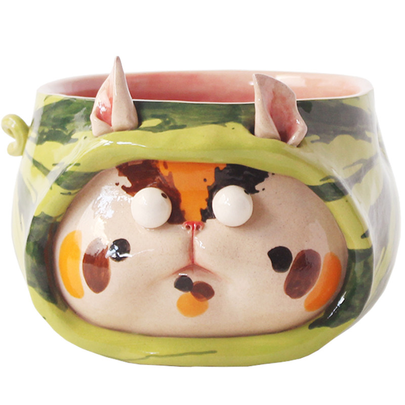Watermelon Cat Bowl – Monster Hill