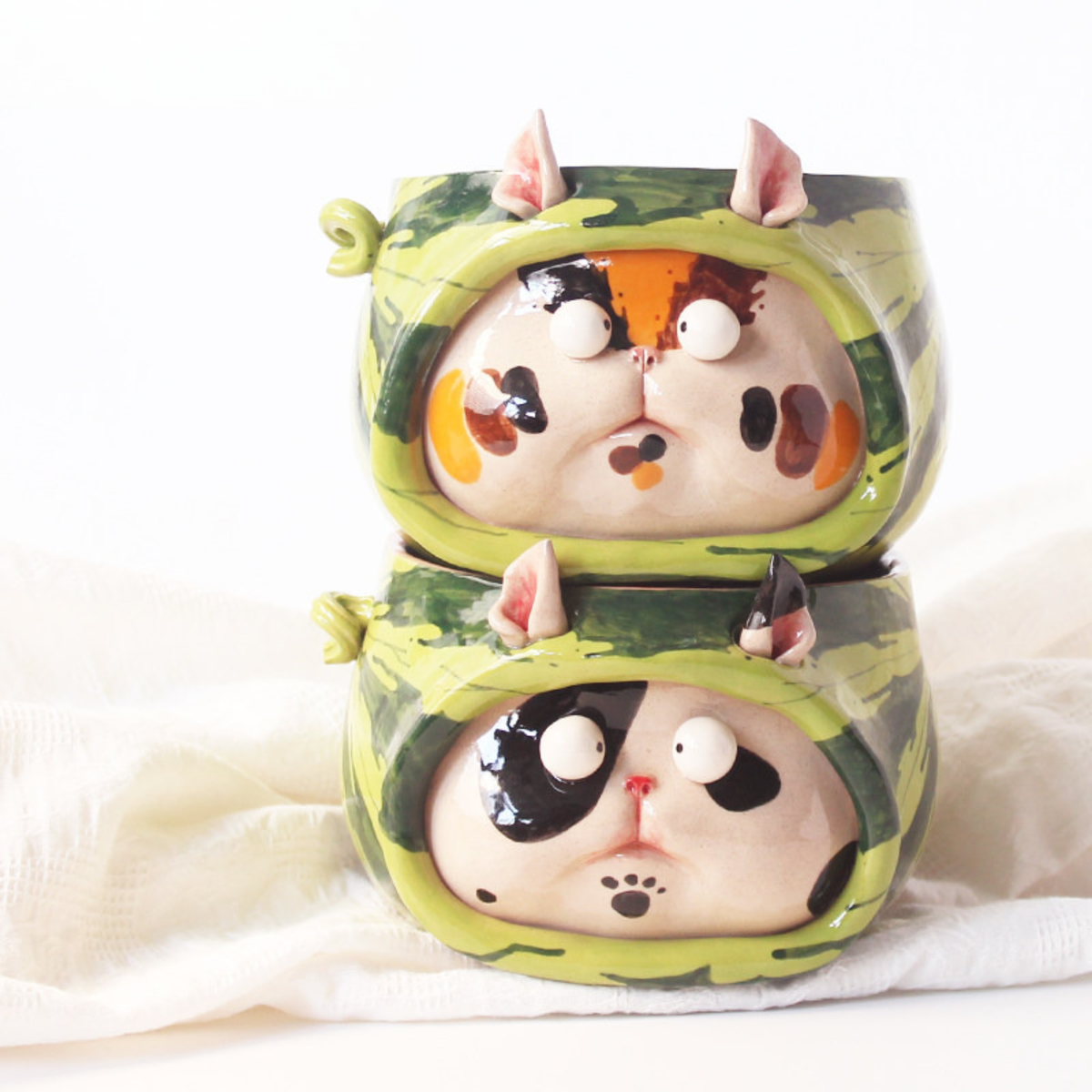 Watermelon Cat Bowl – Monster Hill